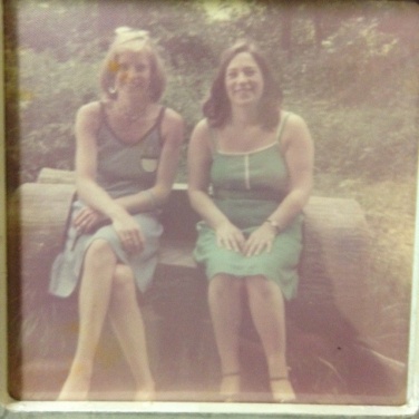 Pam and myself at about 18 years of age, Pam on the right